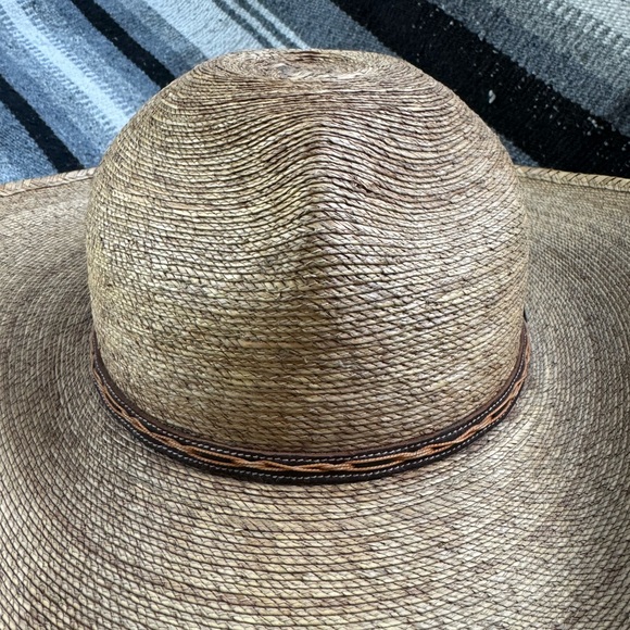 Atwood long oval vintage straw hat - Picture 6 of 9